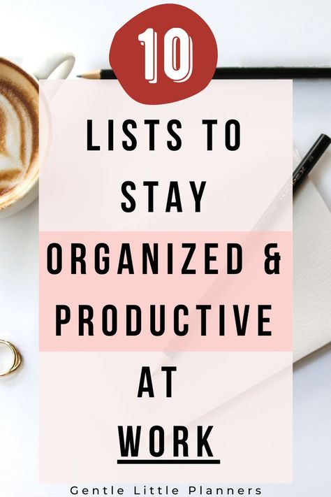 Work Productivity Printables, Work Organization Ideas Productivity, Staying Organized At Work, Organizing Work Tasks, How To Get Organized At Work, How To Stay Organized At Work, Work Binder Organization, Work Organization Ideas Time Management, Organization For Work