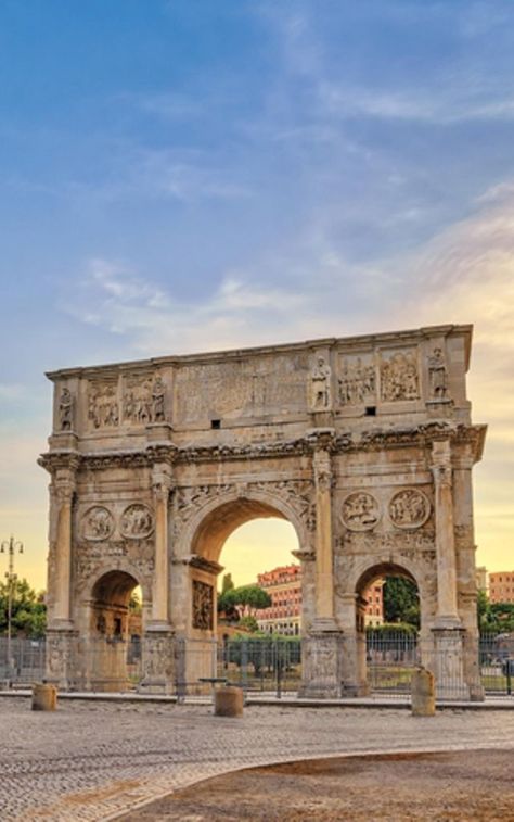 The Arch of Constantine - How Constantine’s architects pieced together the past to create a new vision in the heart of Rome Rome Architecture, Paris May, Arch Of Constantine, City Of Lights, Historic Architecture, Architecture Design Concept, Arctic Circle, Vector Portrait, Art N Craft