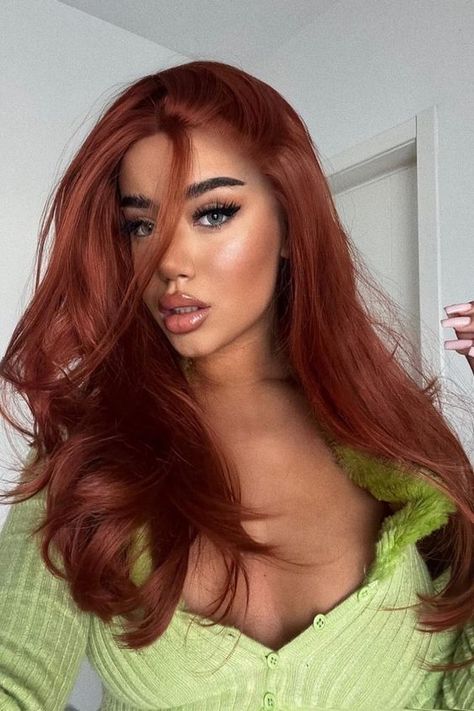 Winter Hair Color Ideas, Red Hair Inspo, Ginger Hair Color, Copper Hair Color, Hair Color Auburn, Winter Hair Color, Winter Hair, Auburn Hair, Red Hair Color