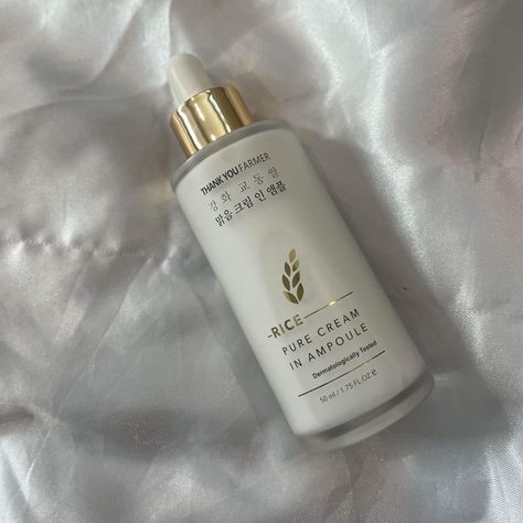 This Is A Product By Korean Skincare Brand Thank You Farmer. It’s Very Milky And Creamy. Brand New, Still In Packaging. Originally $32. Selling For $26. Rice Serum, Thank You Farmer, Serum Face, Skincare Brand, Skin Care Serum, Christmas 2024, Skin Care Women, Face Oil, Face Serum