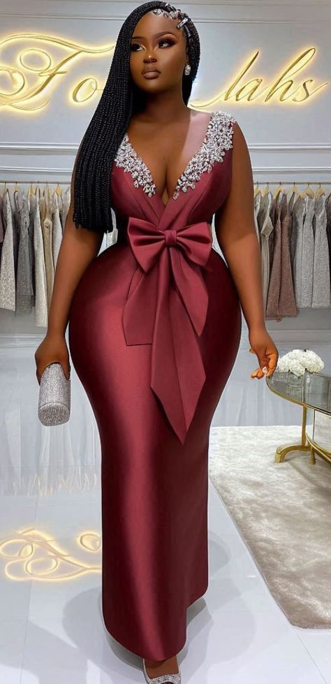 Credit: Folah Signature Cute Simple Dresses, Lace Dress Classy, Dinner Gowns, Classy Short Dresses, Classy Gowns, Chic Dress Classy, Dinner Dress Classy, Elegant Dresses Classy, African Fashion Women Clothing