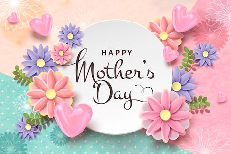 Mothers Day Card Template, 10 Mayo, Decoration Backdrop, Photoshoot Backdrops, Birthday Party Background, Party Photoshoot, Fathers Day Photo, Happy Mother's Day Card, Muslin Backdrops