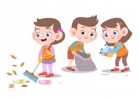 Kids cleaning vector illustration isolated | Premium Vector #Freepik #vector #school #love #kids #education Writing Practice Preschool, Teaching Clipart, School Clean, Farm Cartoon, Kids Cleaning, Flashcards For Kids, Kids Study, English Lessons For Kids, Kids Clipart