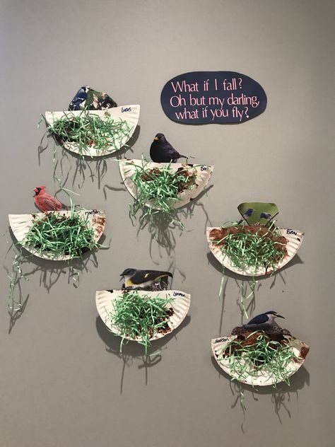 Bird theme toddler preschool Bird Watch Week Eyfs, Birds Early Years Activities, A Nest Is Noisy Activities, Reggio Bird Activities, Bird Theme Activities For Toddlers, Big Garden Bird Watch Activities, Bird Process Art, Bird Preschool Theme, Bird Lesson Plans Preschool