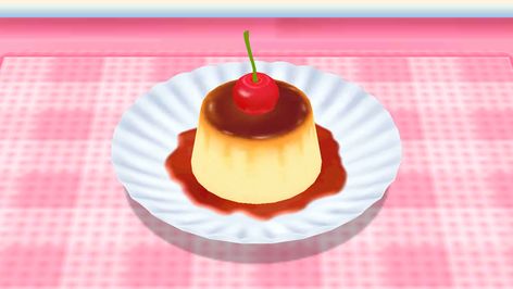 Kitchen Princess, كريم كراميل, Cooking Mama, Game Food, Cute Desserts, Food Drawing, Food Illustrations, Pretty Food, Flan