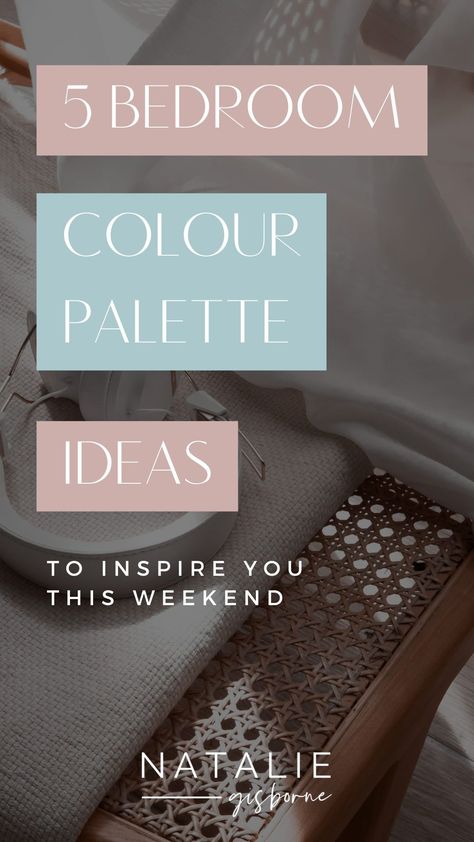 Looking for a little inspiration when it comes to painting your bedroom? These five colour palettes are sure to get your creative juices flowing. From cool neutrals to vibrant jewel tones, there's something for everyone in this roundup. So what are you waiting for? Get started on your dream bedroom today! #colourschemes #paintcolours #bedroomdesignideas Bedroom Colour Pallets Inspiration, Bedroom Interior Colour Palette, Colours For Bedrooms Ideas Color Schemes, Guest Bedroom With Accent Wall, Room Color Ideas Bedroom Paint Inspiration Interior Design, Cool Tone Bedroom Color Pallets, Paint Colors For Bedroom Walls Ideas, 2 Tone Bedroom Walls, Best Colours For Bedrooms