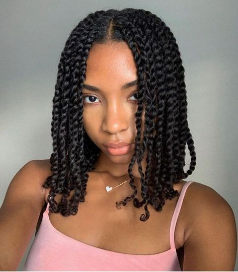 Pin by Brittanyt020 on Naturally Beautiful | Hair twist styles, Braid out natural hair, Natural hair braids 4c Braided Hairstyles, Kinky Twists Hairstyles, Cabello Afro Natural, Senegalese Twist Hairstyles, Short Twists, Protective Hairstyles For Natural Hair, Natural Hair Twists, 4c Natural, Twist Styles