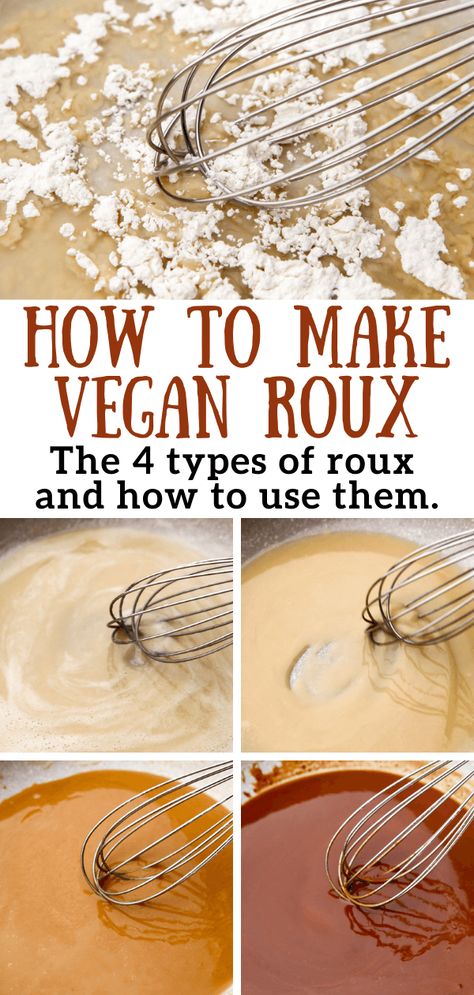 Gluten Free Roux, Vegan Sauce Recipes, Vegan Staples, Vegan Gravy, Aol Mail, Plant Based Whole Foods, Cooking Easy, Vegan Sauces, Vegetable Broth