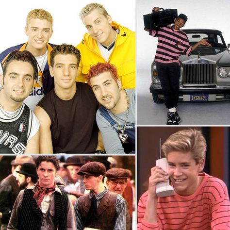 All That '90s Costumes For Your Guy 90s Costume Ideas Men, 90s Theme Party Outfit Guys, Boys Decade Day Outfits, Guys 90s Outfits, 90s Costume Men, 90s Theme Party Outfit Men, Boys 90s Outfit Ideas, Best 90s Costumes, 90s Party Outfit Men