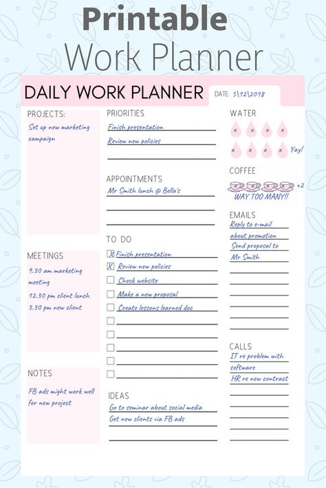 This item is unavailable - Etsy in 2024 | Daily work planner, Work planner, Work organization Daily Planner Work, Work Organizer, Caravan Shop, Daily Work Planner, Productive Work, To Do Planner, Business Printables, Planner Tracker, Work Planner