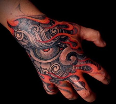 japanese hand tattoos Japanese Tattoos Sleeve, Tattoos Sleeve For Men, Hand Tattoo Men, Dragon Hand Tattoo, Japanese Hand Tattoos, Japanese Tattoo Women, Tattoo Men Sleeve, Hanya Tattoo, Skull Hand Tattoo