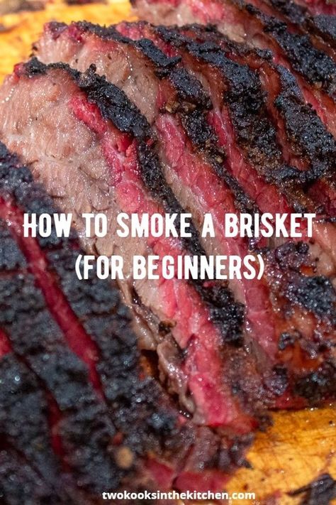 How to smoke a brisket in a smoker includes all the best research, experience and tips by guest chef Bob to get you to a tender, mouth watering smoked brisket. We included a great shortcut and step by step instructions that even a novice can follow. How Do You Cook Brisket, Cooking A Brisket On The Grill, Preparing Brisket For Smoker, Flat Brisket Smoked, Bradley Smoker Brisket Recipes, Electric Smoker Brisket Masterbuilt, Brisket Smoker Recipes Electric, Brisket Recipes Smoked Grill, Brisket Without A Smoker