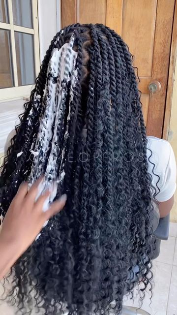 Marley Twists Bohemian, Havana Twist With Curly Ends, Goddess Passion Twists With Color, Medium Boho Passion Twists, Boho Singalese Twist, Boho Cuban Twist, Boho Marley Twists Black Women, 2023 Braid Hair Trends For Black Women, Boho Passion Twists Hairstyle