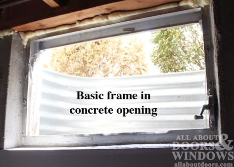 How to replace basement window in concrete. Basement Window Replacement, Basement Remodeling Diy, Small Basement Bathroom, Basement Window, Basement Bathroom Design, Egress Window, Window Well, Diy Basement, Basement Windows