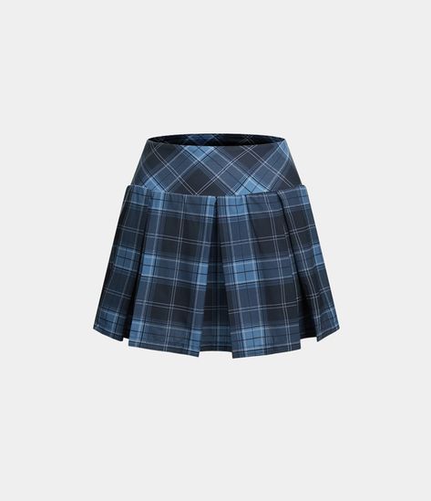 Plaid Tennis Skirt, Dark Blue Plaid, Black Plaid Skirt, Blue Plaid Skirt, Straight Leg Cargo Pants, Skirt A Line, School Skirt, Summer Plaid, Pants Pocket