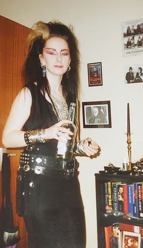 80 Goth, 80s Alternative Fashion, 80s Goth Fashion, 60s Goth, Gothic 80s, Real Goth, Living Deliciously, Agender Fashion, Goth Pictures