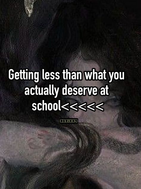 I mean grades and stuff... It sucks alot when you know you worked hard and know you have everything correct but teachers still consider right answers as wrong ones somehow #whisper #school #sad #aesthetic #academic #fail #regret #injustice #unfair Average Student Quotes, Bad Marks School Quotes, Academic Failure Core, Unfair Aesthetic, Careless Whisper Aesthetic, School Sucks Aesthetic, Teacher X Student Aesthetic, Grape Quotes, Academic Failure