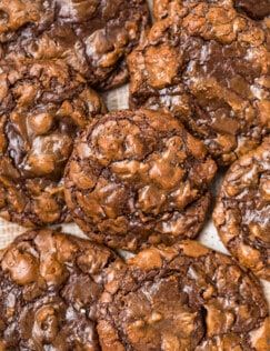 The Cookie Rookie's Reader Favorite Recipes (Best of the Best!) Crushed Peppermint, Fudgy Brownie Recipe, Cookie Brownie Recipe, The Cookie Rookie, Easy Dessert Recipes, Cookie Rookie, High Protein Low Carb Recipes, Dessert Bites, Double Chocolate Cookies