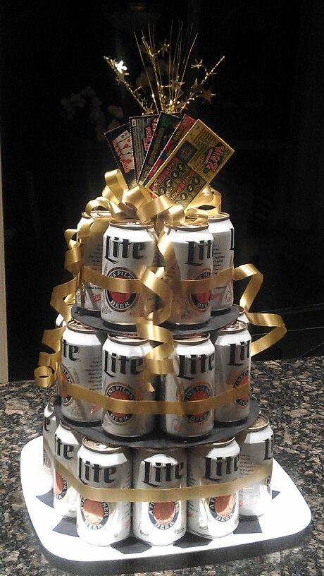 Beer Can Cakes, Beer Cakes, Birthday Beer Cake, Gifts For Him Birthday, Birthday 21st, Cake In A Can, Beer Cake, Beer Birthday, Beer Cans