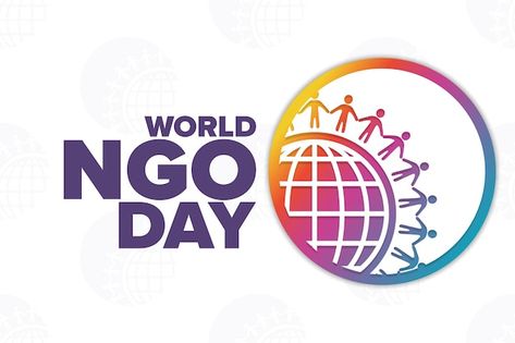 World ngo day holiday concept template f... | Premium Vector #Freepik #vector #government-logo #silhouette-logo #logo-poster #banner-sign World Ngo Day, Poster With Text, Government Logo, Logo Silhouette, Silhouette Logo, Logo Poster, Card Poster, Poster Banner, Background Banner