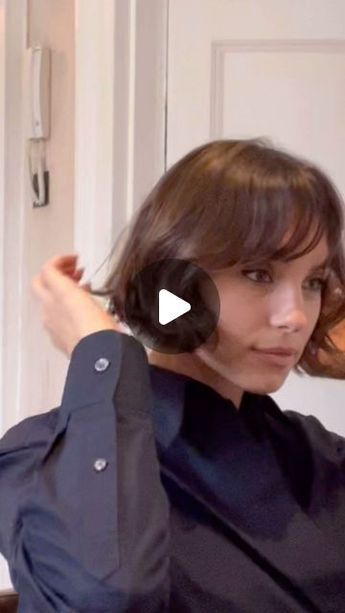 The Hair Bros on Instagram: "A French Bob by @roxy.estella   #frenchbob #thehairbros" Chin Length Bob Red Hair, Sienna Miller Bob Hair, Bob For Wavy Fine Hair, Chin Length Bob With Fringe, French Bob Over 40, French Bob Fine Hair Over 50, French Bob With Fringe Round Face, Styling French Bob, Styling A French Bob