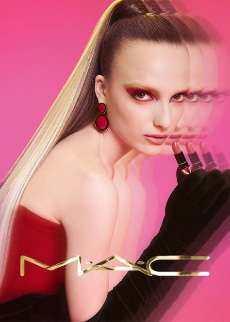 Mac Holiday 2021 Campaign (MAC Cosmetics) Mac Beauty Campaign, Mac Cosmetics Campaign, Makeup Campaign Photography, Mac Campaign, Lipstick Video, Makeup Campaign, Lipstick Ad, Sephora Holiday, Mac Beauty Products