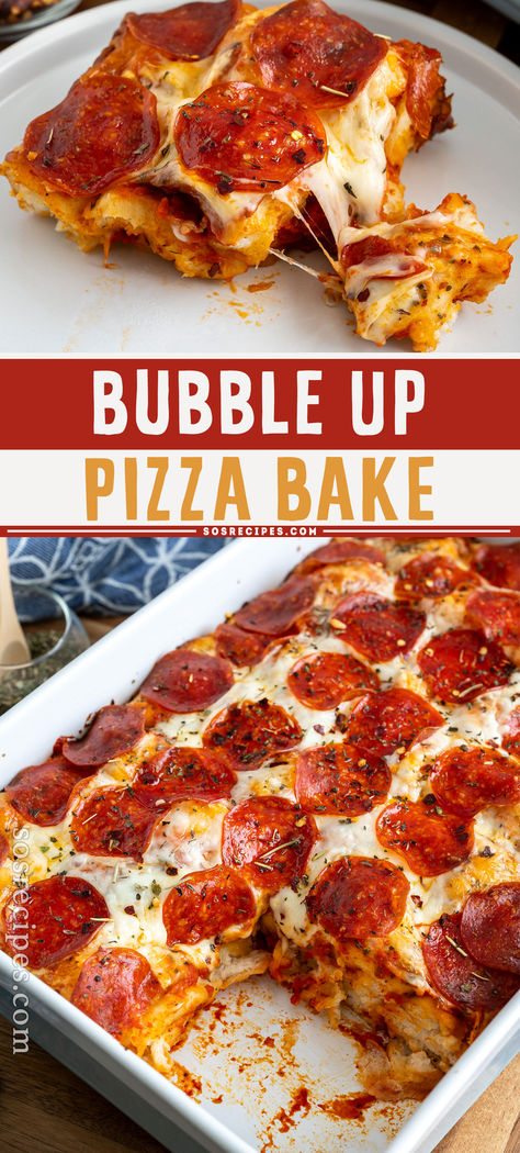 Making homemade pizza can seem like an impossible endeavor, especially if you’re not a baker. That’s not the case with this biscuit bubble-up pizza casserole. Bubble Pizza Recipe Biscuits Pillsbury, Bubble Pizza Casserole, Bubble Casserole Recipes, Pizza Bubble Up, Pizza Casserole Recipe With Biscuits, Biscuit Pizza Casserole, Recipe With Biscuits Pillsbury, Bubble Pizza Recipe Biscuits, Bubble Up Pizza Casserole