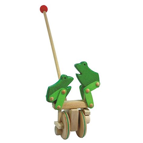 Bajo Frog Push Toy Wood Toys Plans, Woodworking Tools Workshop, Wooden Toys Plans, Push Toys, Woodworking Toys, Woodworking For Kids, Homemade Toys, Seni Origami, Kid Toys