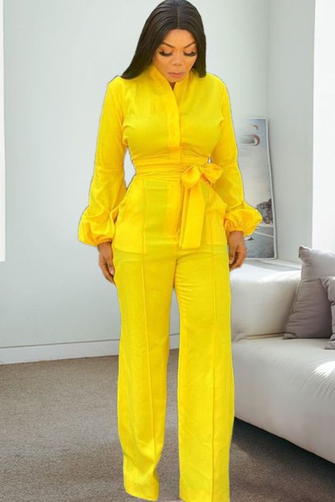 Overall Jumpsuit Outfit, Jumpsuit Long, Women Jumpsuit, Belted Jumpsuit, Yellow Long Sleeve, Belt Jumpsuit, Sweat Dress, Jumpsuit Elegant, Jumpsuit Outfit