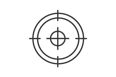 Aim Tattoo, Focus Symbol, Target Tattoo, Target Drawing, Target Symbol, Target Icon, Gfx Resources, Social Media Advertising Design, Brand Ideas