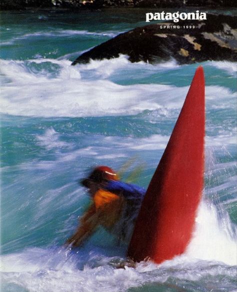 Vintage Patagonia, Outdoor Recreation, The Ocean, Patagonia, Red, Art