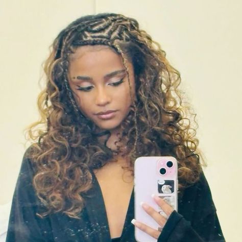 @tyla’s inimitable style and sultry #braid looks are the perfect companion to a summer of hits. #braids stay in heavy rotation, especially her #cornrows and #straightbackbraids. with a hint of soft beach waves and curls, we can’t get enough. replicate this style with a combination of our straight #braidinghair •solana• and beach wave #bulkhair •blaire• available at @thebraidscompany Cute Braids Hairstyles, Soft Beach Waves, Acting Dream, Braid Looks, Egyptian Hairstyles, Hairstyle Wigs, Curly Braids, Cute Braids, Black Hair Styles