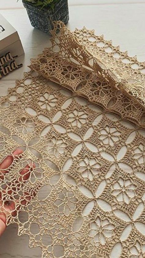 crochet pattern-crochet table runner pattern chart Háčkovaná Čipka, Crochet Curtain Pattern, Crochet Tablecloth Pattern, Free Crochet Doily Patterns, Crochet Table Runner Pattern, Crochet Bedspread Pattern, Crochet Edging Patterns, Crochet Motif Patterns, Crochet Lace Edging