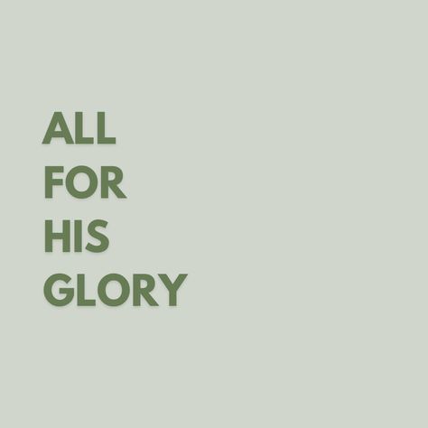 Christian Abbreviations, Christian Fitness Motivation Quotes, Christian Instagram Feed, Christian Fitness Motivation, Focusing On God, All For His Glory, Quote Encouragement, Faith Motivation, For His Glory