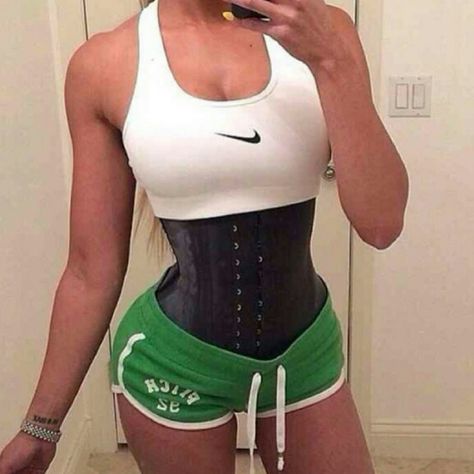 Sports Waist Trainer Tone your tummy and feel good again! (FDA approved) Experienced seller!!! (Please allow 5 to 6 business days) What are they better than others? * They are 9 flex steel bones, 100% genuine latex with cotten padded for comfort. They have three different hooks to adjust for comfort and size. The 9 bones helps distribute the pressure evenly giving better results than any other Waist Trainer! Best results! Wear after ab workout! Try 10 exercises, 10 times each. Takes only 5 minut Get Ripped Fast, Good Morning Ladies, Trainers Outfit, Cincher Corset, Latex Waist Trainer, Waist Shapers, Formda Kal, Ab Workouts, Waist Training