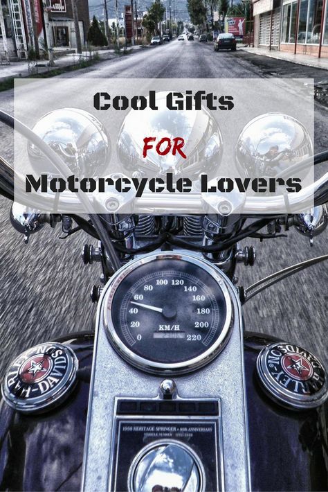 10 Cool Gifts For Motorcycle Lovers 2016 - http://www.absolutechristmas.com/christmas-gift-ideas/gifts-for-motorcycle-lovers/ Boyfriend Motorcycle, Motorcycle Christmas, Harley Davidson Gifts, Trending Christmas Gifts, Motorcycle Gifts, Special Christmas Gift, Biker Gifts, Diy For Men, Unique Gifts For Men