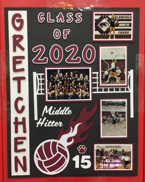 Senior night poster, volleyball, class of 2020 Senior Football Posters, Senior Night Poster Ideas, Soccer Senior Night Posters, Senior Night Poster, Volleyball Senior Night Gifts, Volleyball Signs, Night Volleyball, Senior Night Football, Soccer Senior Night