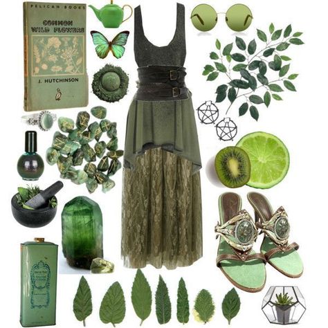 Pagan Clothes, Witch Aesthetic Fashion, Witchy Outfits, Pagan Clothing, Boho Witch, Nature Witch, Green Witchcraft, Look Grunge, Goth Clothing