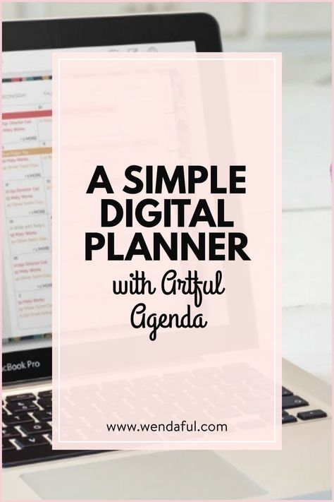 A Simple Digital Planner with Artful Agenda A Giveaway! Artful Agenda Digital Planner, Online Daily Planner, Artful Agenda, Agenda Layout, Planners For Ipad, Digital Planner Ideas, Apple Calendar, Digital Planner For Ipad, Agenda Digital