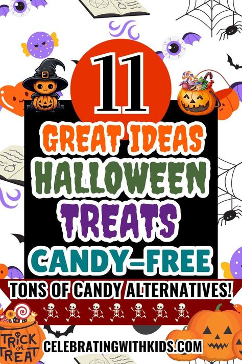 Looking for candy-free halloween treat ideas? Whether you have kids with allergies, a low sugar diet, or are just sick of candy, here are a ton of candy alternatives for Halloween! Alternatives To Candy Halloween, No Candy Halloween Treats, Candy Alternatives For Halloween, Non Candy Halloween Treats, Candy Substitutes, Halloween Crayons, Halloween Treat Ideas, Diy Halloween Gifts, Halloween School Treats