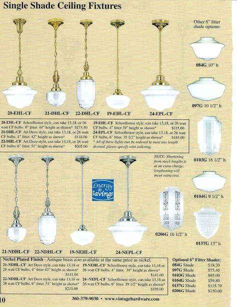 Taken from our original catalog, you can use these item numbers with our website to search for the fixtures you need. Please contact us directly if you have any questions. 1900 Light Fixtures, 1930s Light Fixtures, 1920s Light Fixtures, 1920s Lighting, Historic Lighting, Dutch Lady, Bay Cottage, Light Inspiration, Vintage Lights