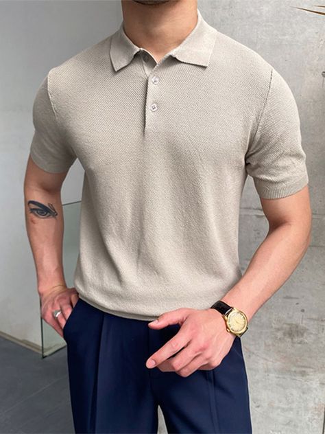 Mens Polo Shirt Outfit, Style Gentleman, Polo Shirt Outfits, Shirt Outfit Men, Classy Outfits Men, Mens Casual Dress Outfits, Men Stylish Dress, Cool Outfits For Men, Mens Casual Dress