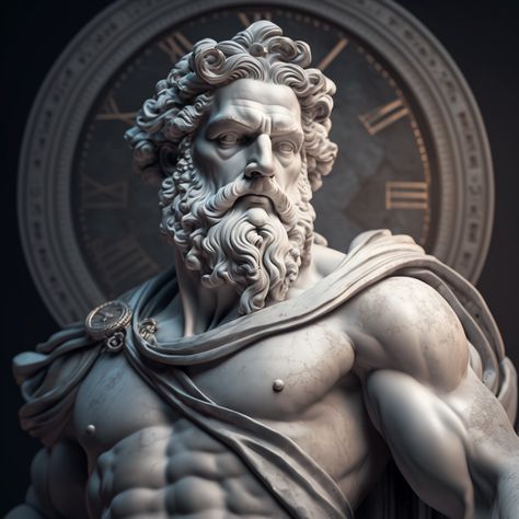 Greek God Statues Aesthetic, Greek Mythology Sculpture, Zeus Sculpture, Mythological Sculpture, Greek God Sculptures, Zeus Statue, Greek Mythology Statue, Ancient Greek Sculpture, Statue Tattoo