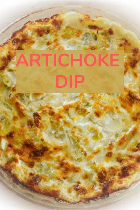 This effortlessly indulgent artichoke dip is creamy and comforting.  #vegetarian #recipes #SancerresAtSunset via @lesliecarbone Jalapeno Artichoke Dip, Baked Artichoke Dip, Hot Artichoke Dip, Baked Artichoke, Artichoke Dip Recipe, Philadelphia Cream Cheese, Artichoke Recipes, Cream Cheese Dips, Dip Recipes Easy