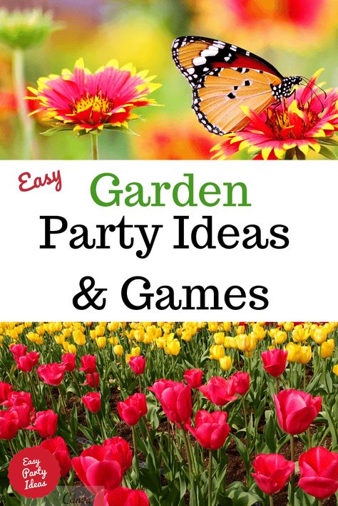 Spring Party Activities For Adults, Garden Party Games For Kids, Garden Party Games For Ladies, Garden Tea Party Games, Garden Bday Party Ideas, 1st Birthday Party Games For Adults, Garden Party Games For Adults, Garden Party Activities Adults, Garden Party Ideas For Adults