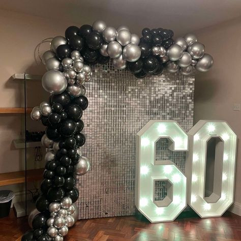 Our Colour-Changing Light-Up Numbers, Sequin Wall Backdrop, and balloon garland were the perfect touch for this stunning staycation, celebrating a special 60th birthday. 🌟 We’ve been receiving lots of requests from holidaymakers wanting decorations for their Airbnbs, hotels, or other venues—and we’re here to help! If you’re planning a celebration within a 15-mile radius of Ripley, Derbyshire, I’d love to discuss your ideas. Whether it’s a single helium balloon or a large setup, I can create ... Sequin Wall Backdrop, Sequin Wall, Colour Theme, Color Changing Lights, Colour Changing, Wall Backdrops, Party Backdrop, Helium Balloons, Gold Sequin