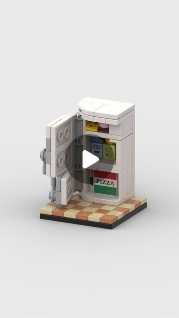 Christian und Jürgen on Instagram: "MiniMOC #20: Refrigerator for your Lego city: instruction video  Our refrigerator not only expands your Lego city, but also offers a variety of functional options. Food can be stored individually with a separate cooling and freezing unit. Its interior offers plenty of space for all your food, while its modern design ensures it fits seamlessly into any kitchen.  Instructions and parts list available on rebrickable:  https://rebrickable.com/mocs/MOC-182719/  This MOC was created using Bricklink Studio.  **  MiniMOC #20: Kühlschrank für deine Lego-Stadt: Anleitungsvideo  Unser Kühlschrank erweitert nicht nur eure Lego Stadt, sondern bietet auch eine Vielzahl funktionaler Möglichkeiten. Mit einer separaten Kühl- und Gefriereinheit können Lebensmittel individ Lego Refrigerator, Lego Fridge, Lego House Ideas Furniture, Lego Interior Design, Lego Kitchen, Lego Art, Lego Moc, It Fits, Lego City