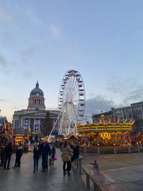 Nottingham Christmas Market, Nottingham Uk Aesthetic, Uni Of Nottingham, Nottingham Aesthetic, Goblin Wallpaper, Goblin Wallpaper Kdrama, Wallpaper Kdrama, England Aesthetic, Nottingham City