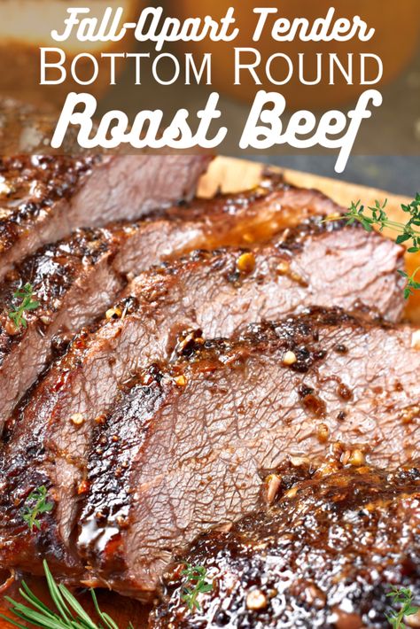 Bottom Round Roast Oven, Slow Cooker Round Roast, Top Round Roast Recipe, Round Roast Recipe, Bottom Round Roast Recipes, Bottom Round Roast, Roast Beef Recipe, Beef Round, Mapo Tofu