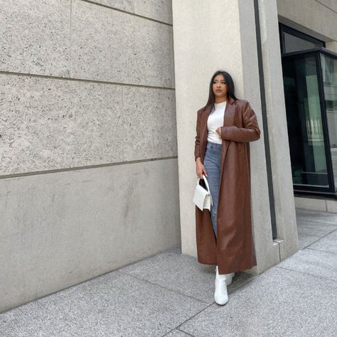 Long Brown Leather Trench Coat Outfit, Long Brown Leather Coat Outfit, Brown Leather Trench Outfit, Dark Brown Trench Coat Outfit, Brown Leather Trench Coat Outfit, Brown Leather Coat Outfit, Long Brown Coat Outfit, Brown Trench Coat Outfit, Leather Trench Coat Outfit